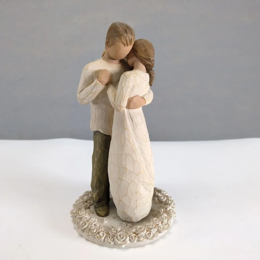 Willow Tree Promise Cake Topper Susan Lordi Wedding Couple Figurine 6.5
